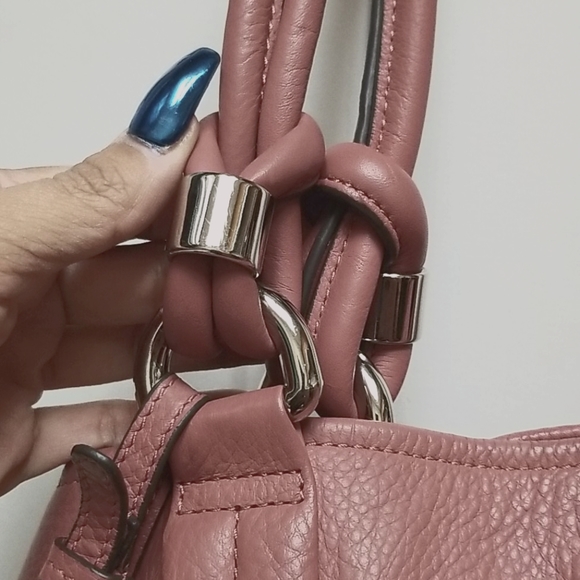 [LIKE NEW] B MAKOWSKY dusty rose pink leather purse - Picture 6 of 13